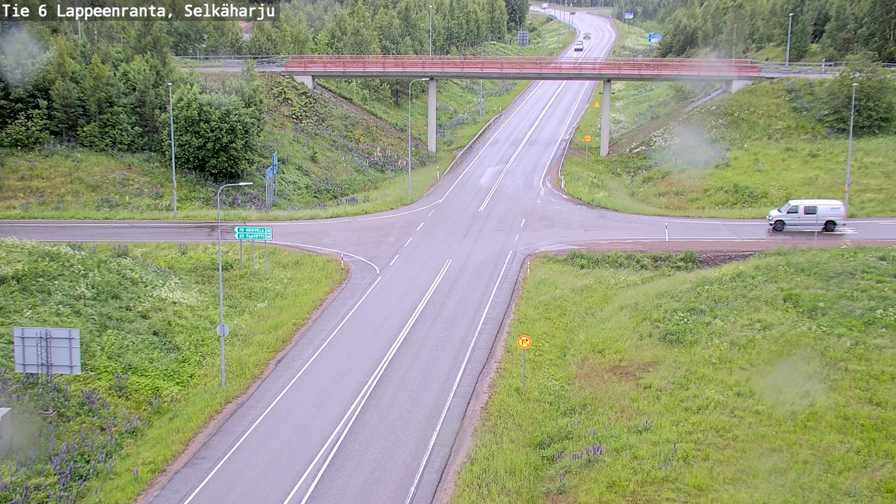 Weather Camera Image Road 6 Lappeenranta, Selkäharju, Lappeenranta, Etelä-Karjala