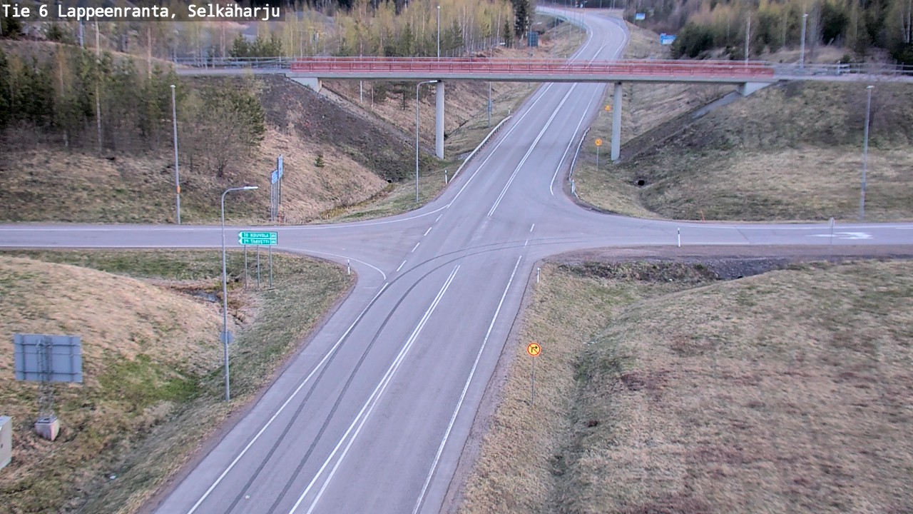 Weather Camera Image Road 6 Lappeenranta, Selkäharju, Lappeenranta, Etelä-Karjala