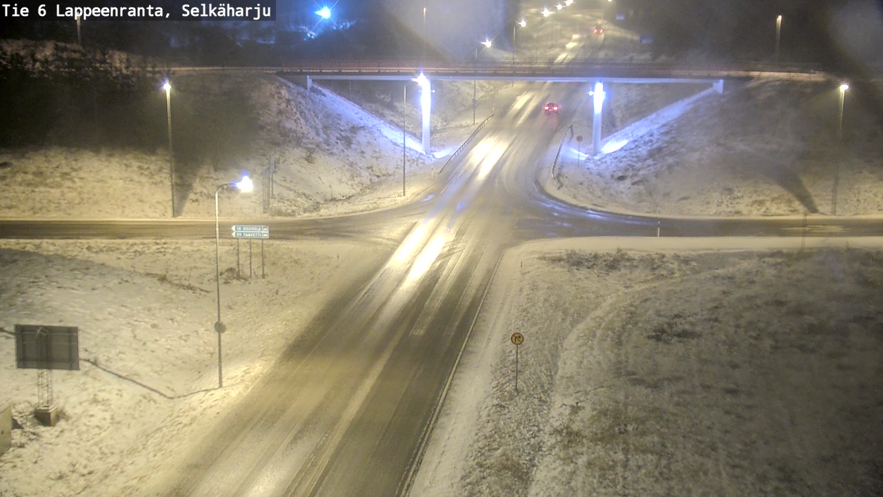 Weather Camera Image Väg 6 Villmanstrand, Selkäharju, Lappeenranta, Etelä-Karjala