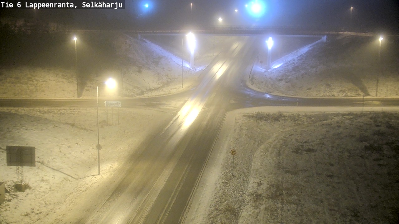 Weather Camera Image Väg 6 Villmanstrand, Selkäharju, Lappeenranta, Etelä-Karjala
