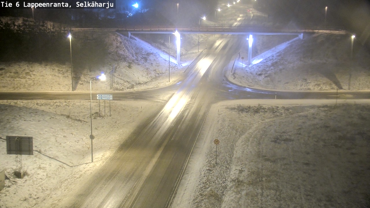 Weather Camera Image Väg 6 Villmanstrand, Selkäharju, Lappeenranta, Etelä-Karjala