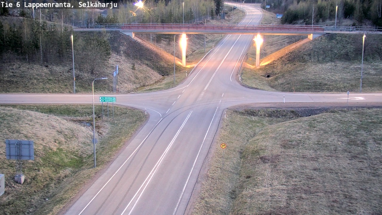 Weather Camera Image Road 6 Lappeenranta, Selkäharju, Lappeenranta, Etelä-Karjala