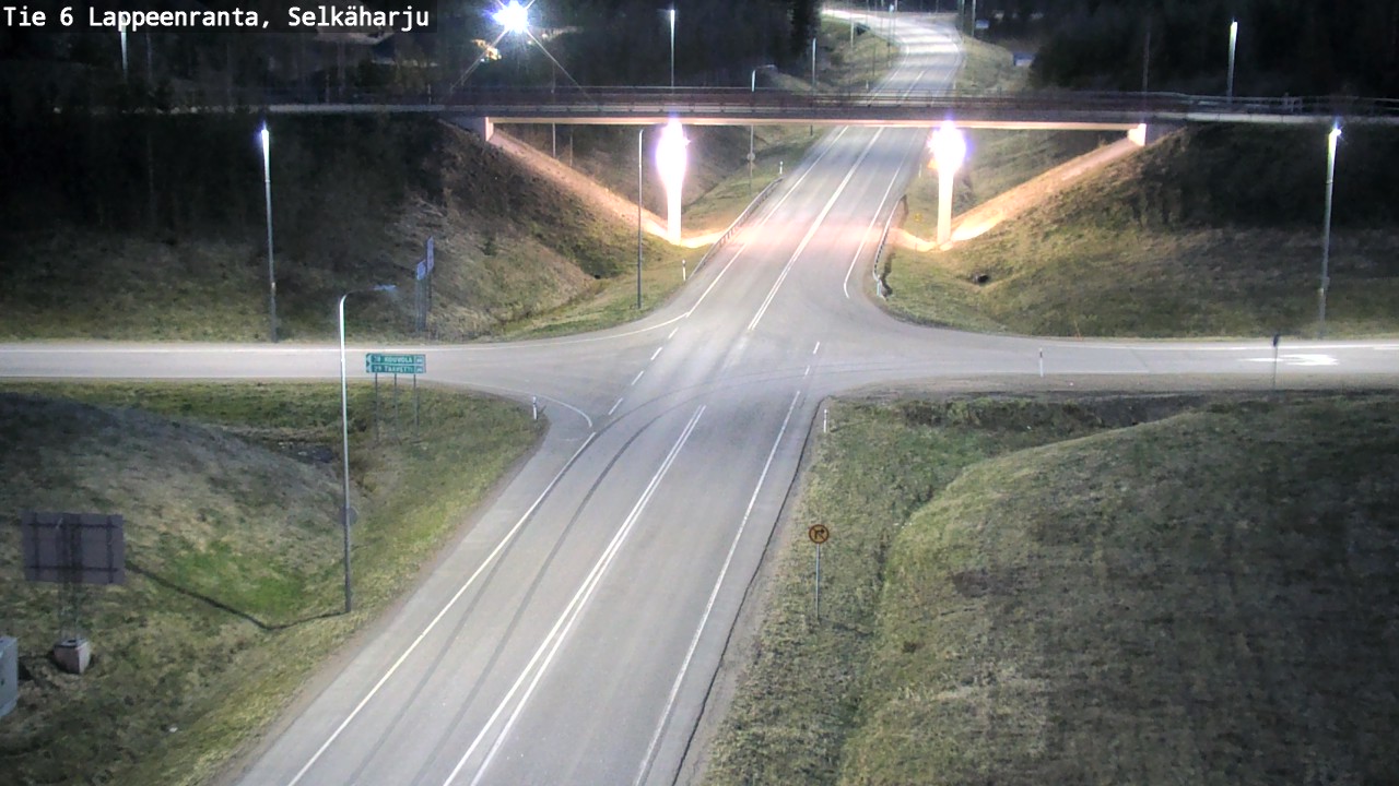Weather Camera Image Road 6 Lappeenranta, Selkäharju, Lappeenranta, Etelä-Karjala
