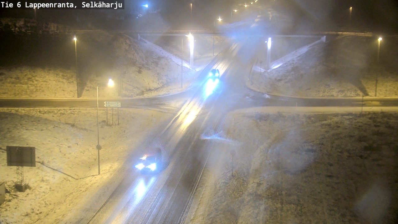 Weather Camera Image Väg 6 Villmanstrand, Selkäharju, Lappeenranta, Etelä-Karjala