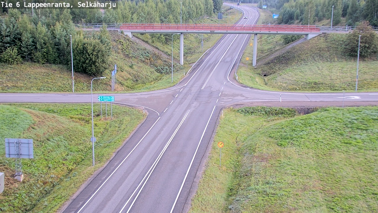 Weather Camera Image Road 6 Lappeenranta, Selkäharju, Lappeenranta, Etelä-Karjala