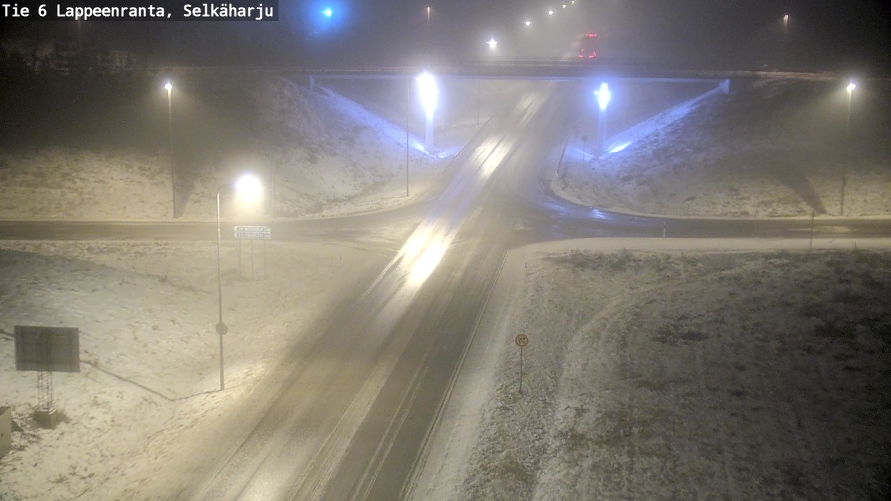 Weather Camera Image Väg 6 Villmanstrand, Selkäharju, Lappeenranta, Etelä-Karjala