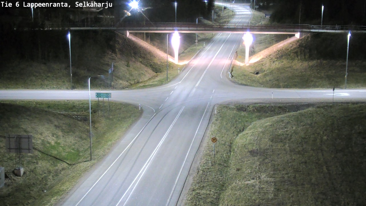 Weather Camera Image Road 6 Lappeenranta, Selkäharju, Lappeenranta, Etelä-Karjala
