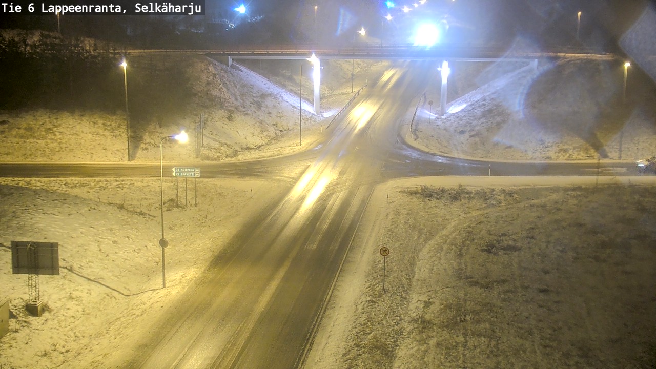 Weather Camera Image Väg 6 Villmanstrand, Selkäharju, Lappeenranta, Etelä-Karjala