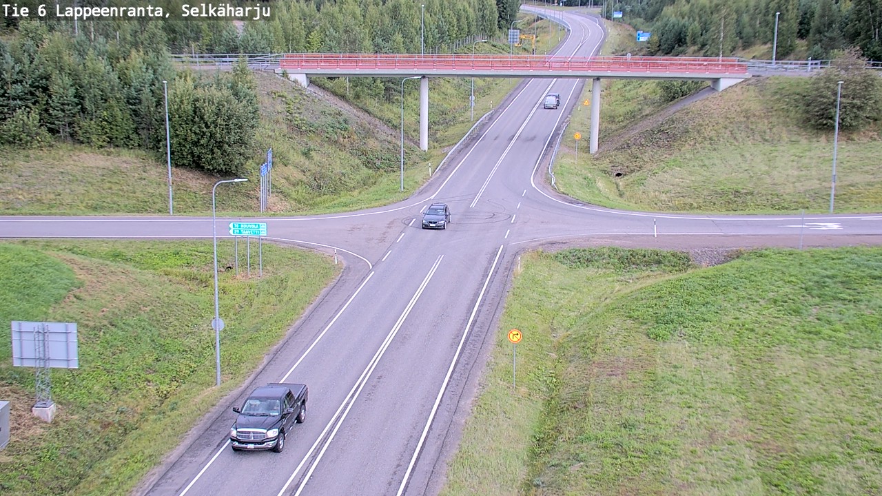 Weather Camera Image Road 6 Lappeenranta, Selkäharju, Lappeenranta, Etelä-Karjala