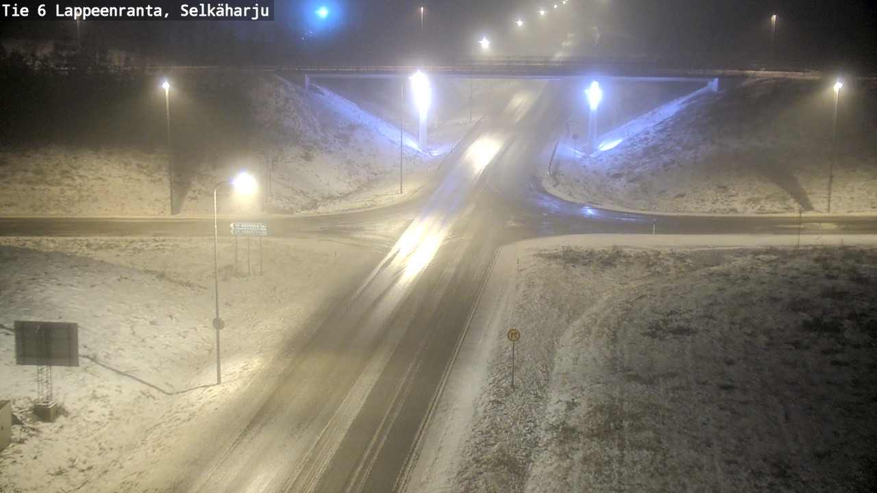Weather Camera Image Väg 6 Villmanstrand, Selkäharju, Lappeenranta, Etelä-Karjala