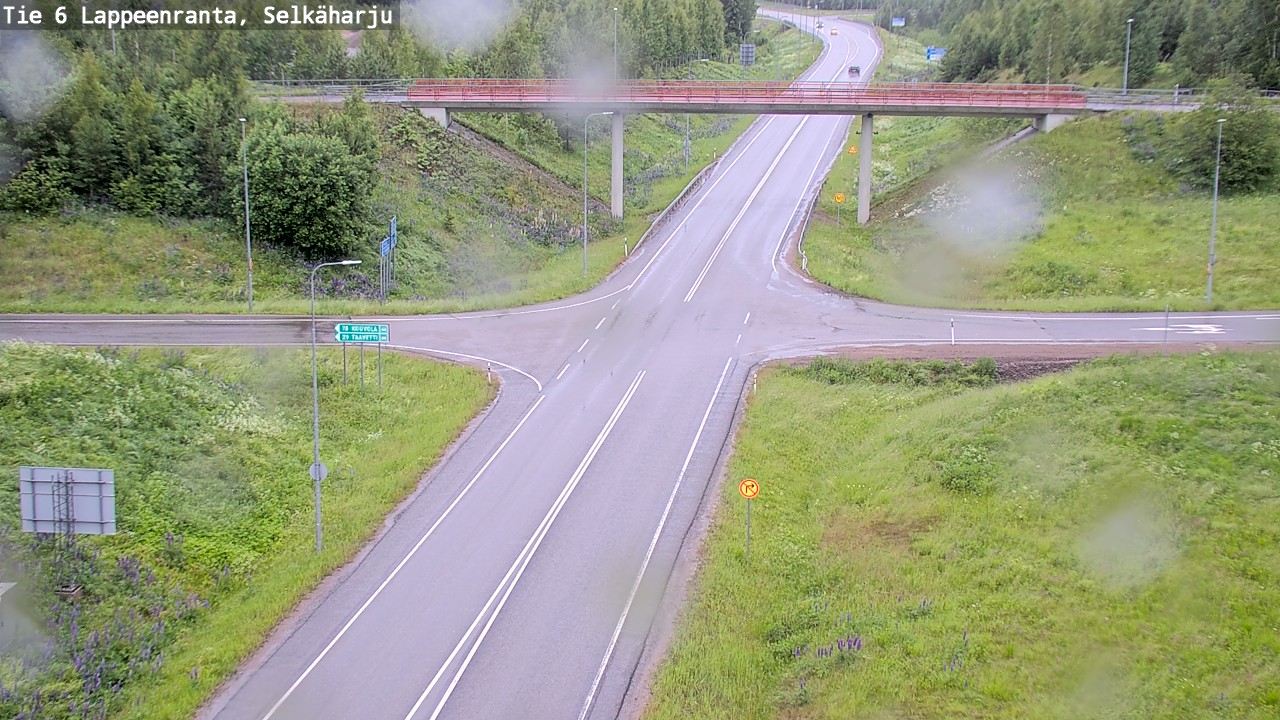 Weather Camera Image Road 6 Lappeenranta, Selkäharju, Lappeenranta, Etelä-Karjala