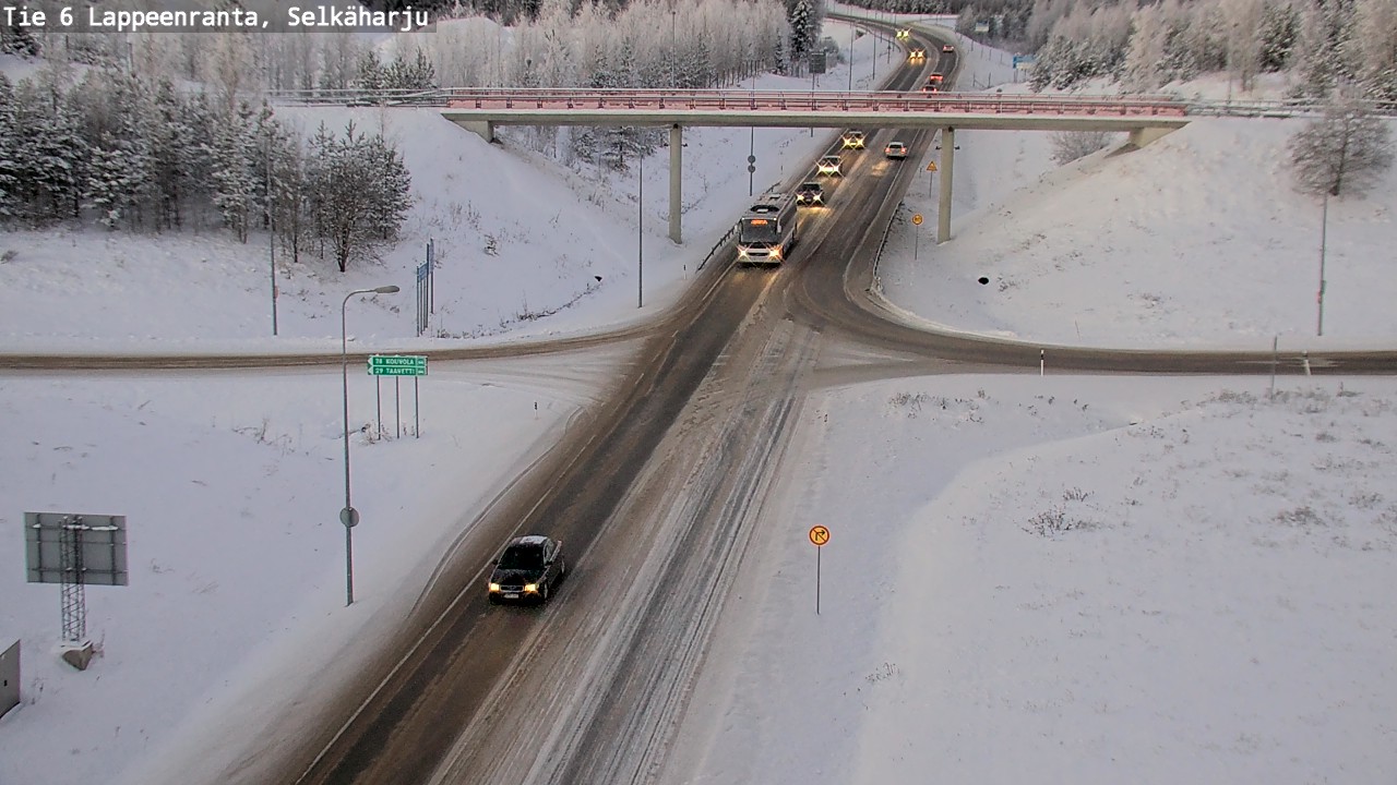 Weather Camera Image Road 6 Lappeenranta, Selkäharju, Lappeenranta, Etelä-Karjala