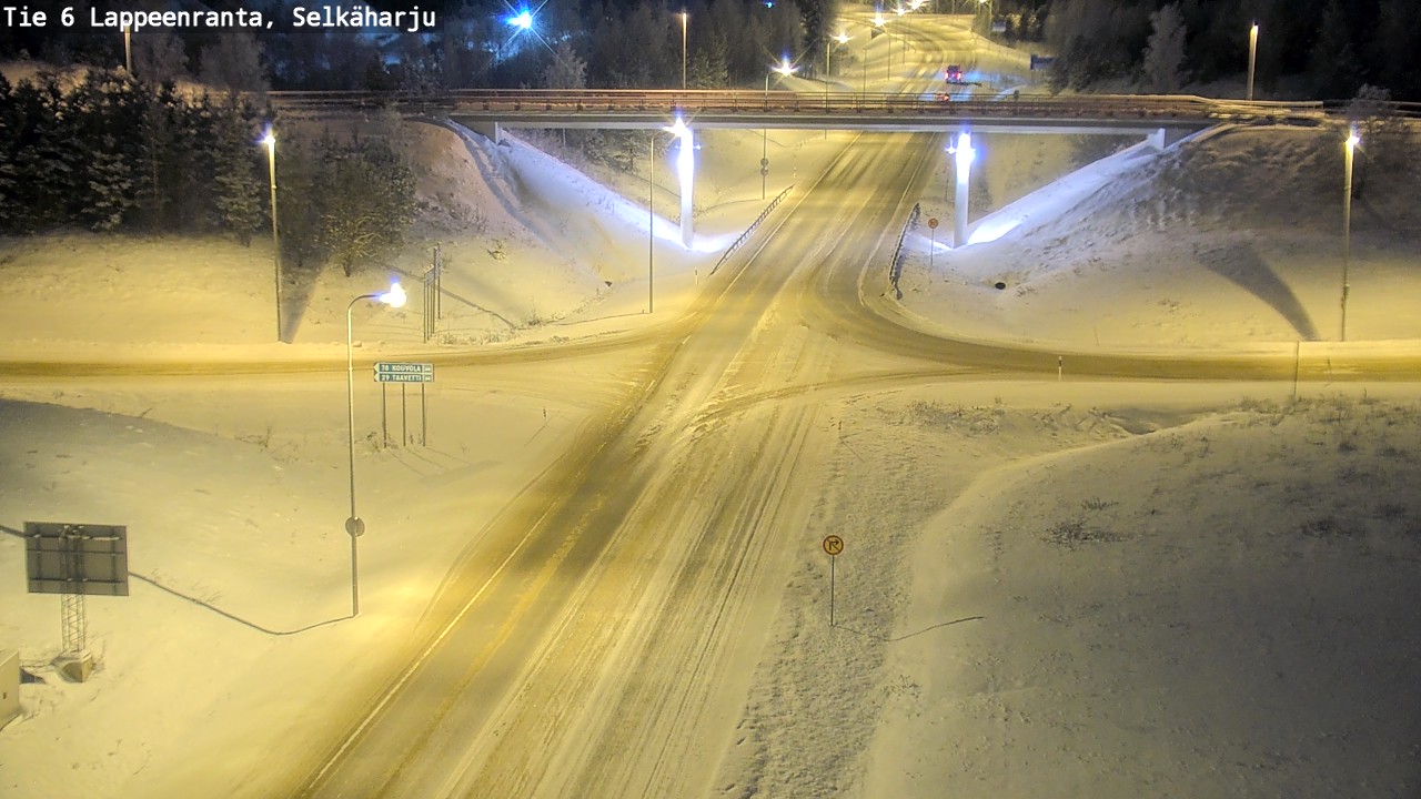 Weather Camera Image Road 6 Lappeenranta, Selkäharju, Lappeenranta, Etelä-Karjala