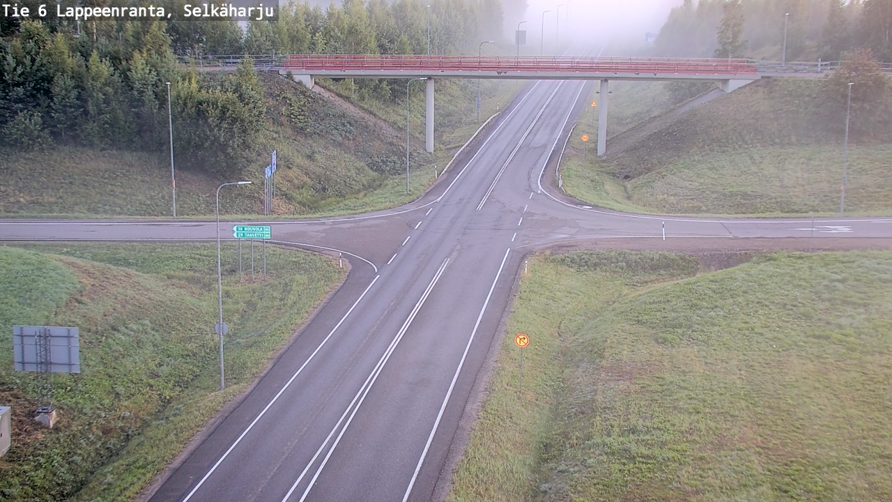 Weather Camera Image Road 6 Lappeenranta, Selkäharju, Lappeenranta, Etelä-Karjala