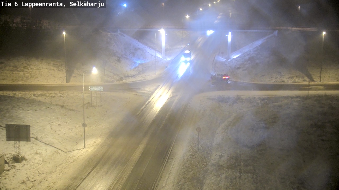 Weather Camera Image Väg 6 Villmanstrand, Selkäharju, Lappeenranta, Etelä-Karjala