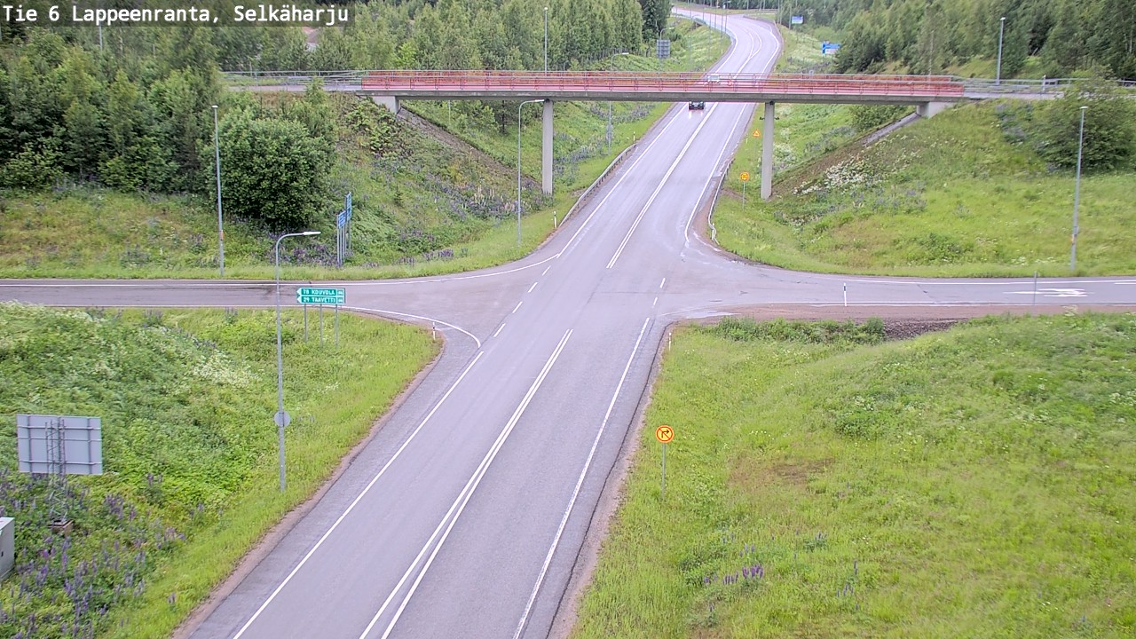 Weather Camera Image Road 6 Lappeenranta, Selkäharju, Lappeenranta, Etelä-Karjala