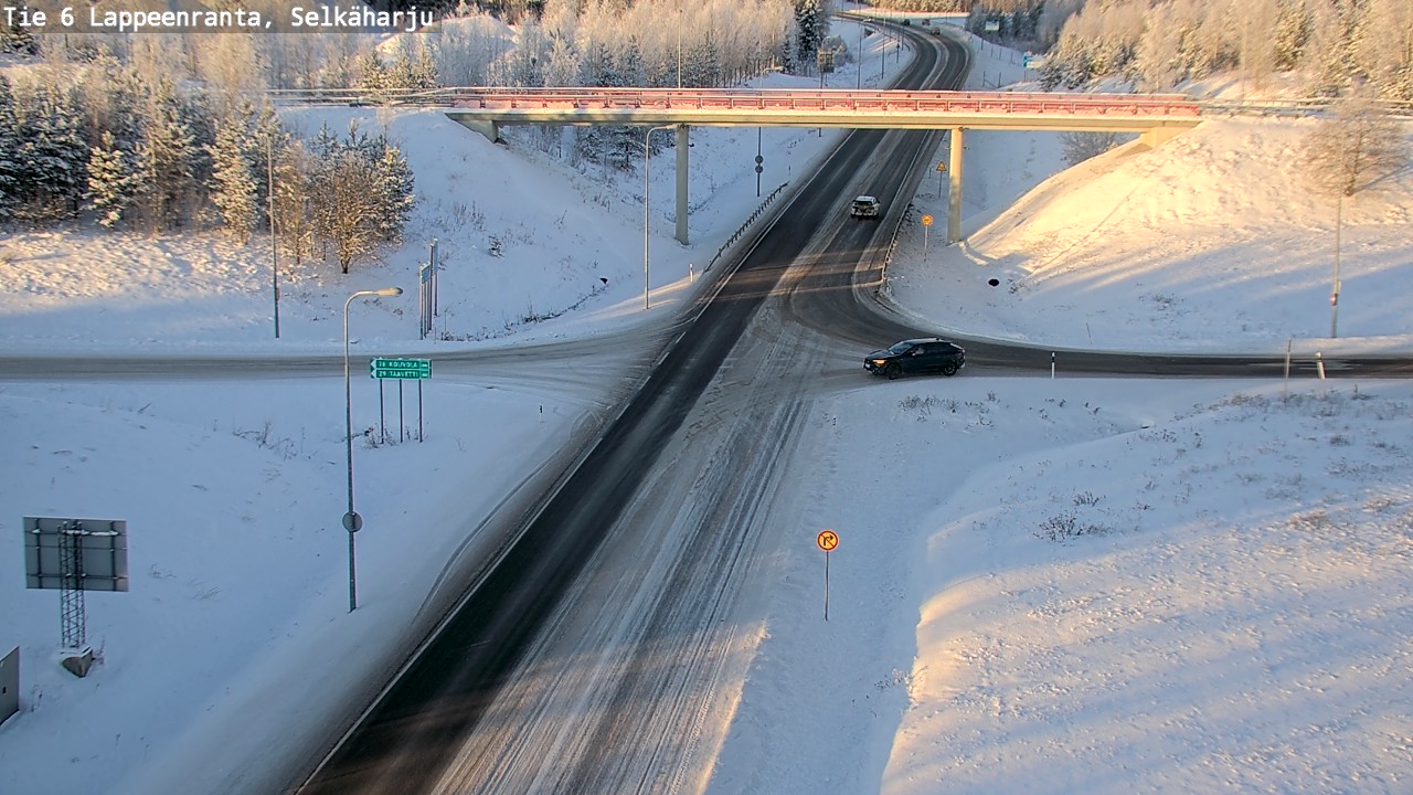 Weather Camera Image Road 6 Lappeenranta, Selkäharju, Lappeenranta, Etelä-Karjala
