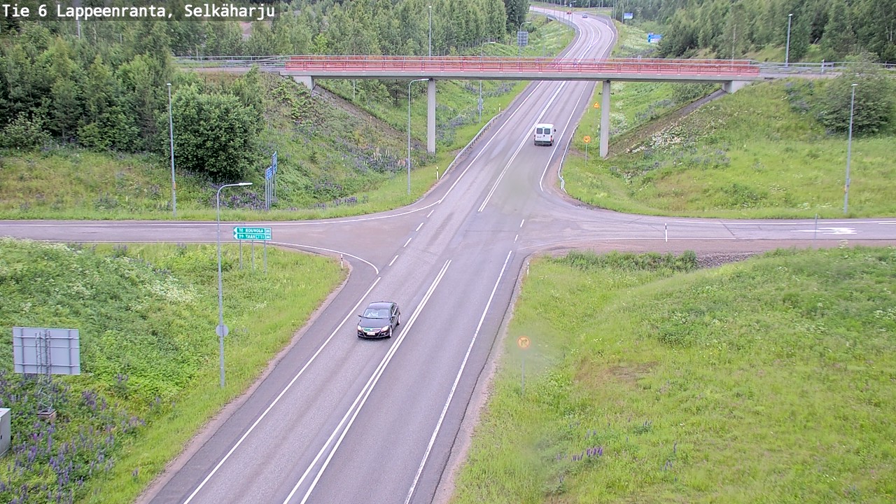 Weather Camera Image Road 6 Lappeenranta, Selkäharju, Lappeenranta, Etelä-Karjala