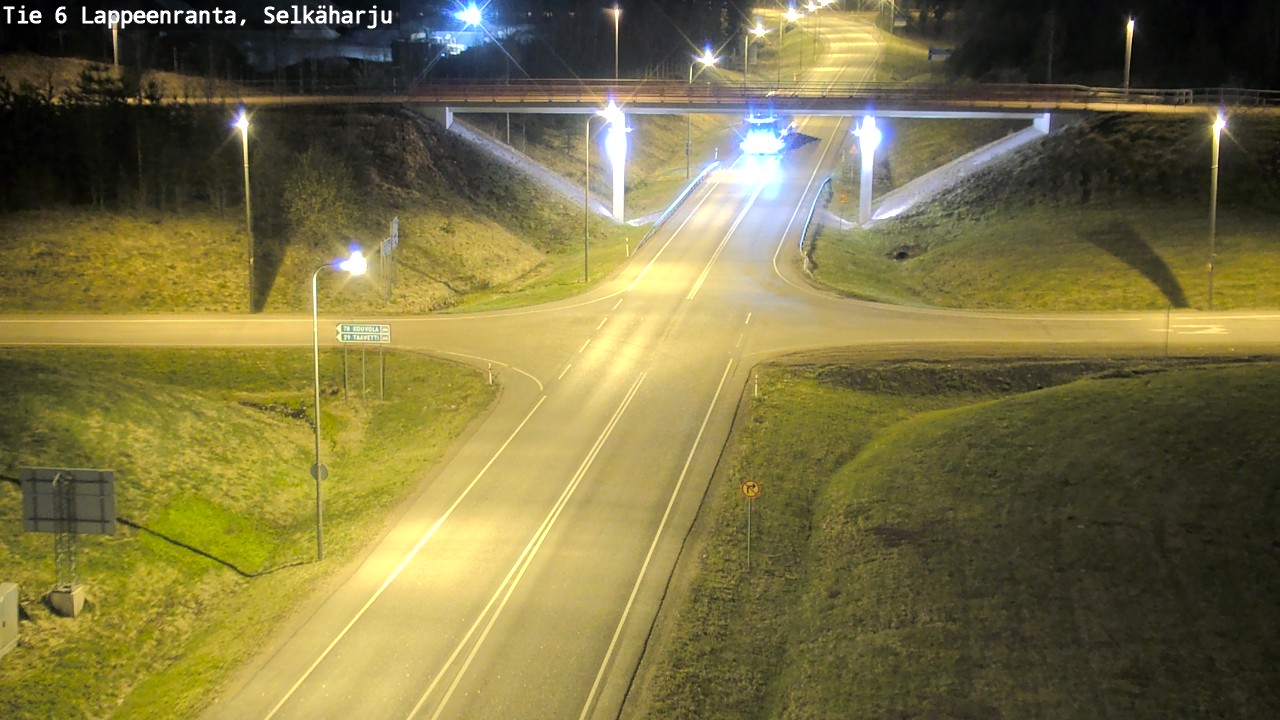 Weather Camera Image Road 6 Lappeenranta, Selkäharju, Lappeenranta, Etelä-Karjala