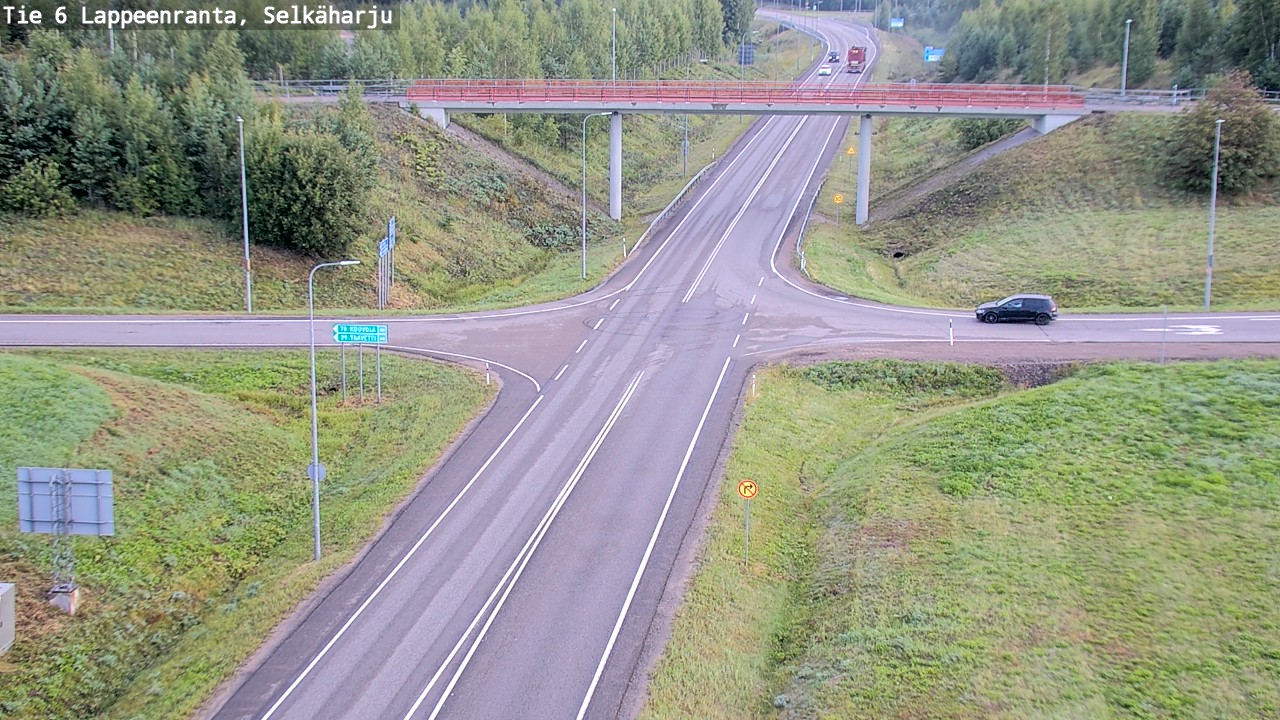 Weather Camera Image Road 6 Lappeenranta, Selkäharju, Lappeenranta, Etelä-Karjala