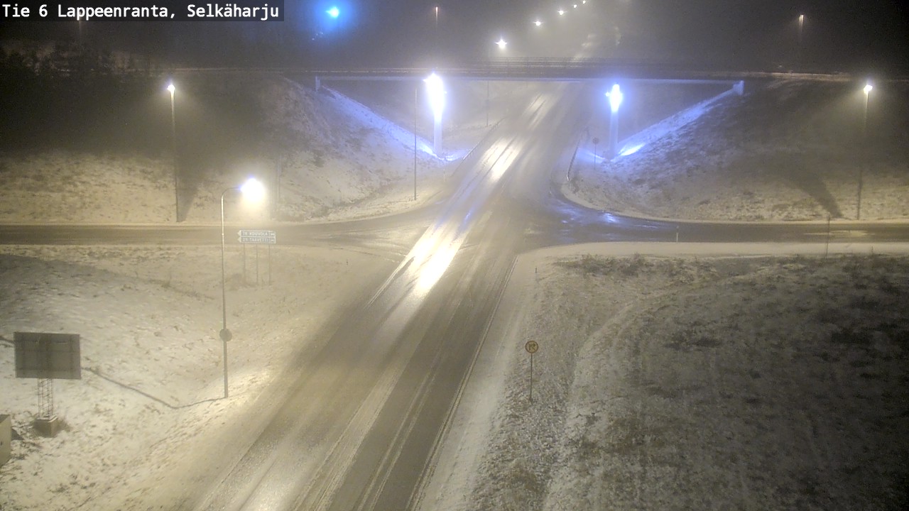 Weather Camera Image Väg 6 Villmanstrand, Selkäharju, Lappeenranta, Etelä-Karjala