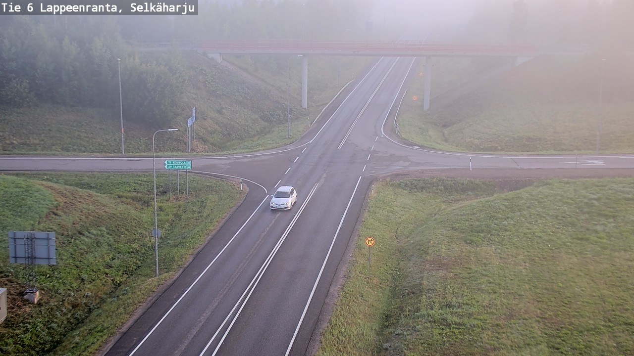 Weather Camera Image Road 6 Lappeenranta, Selkäharju, Lappeenranta, Etelä-Karjala