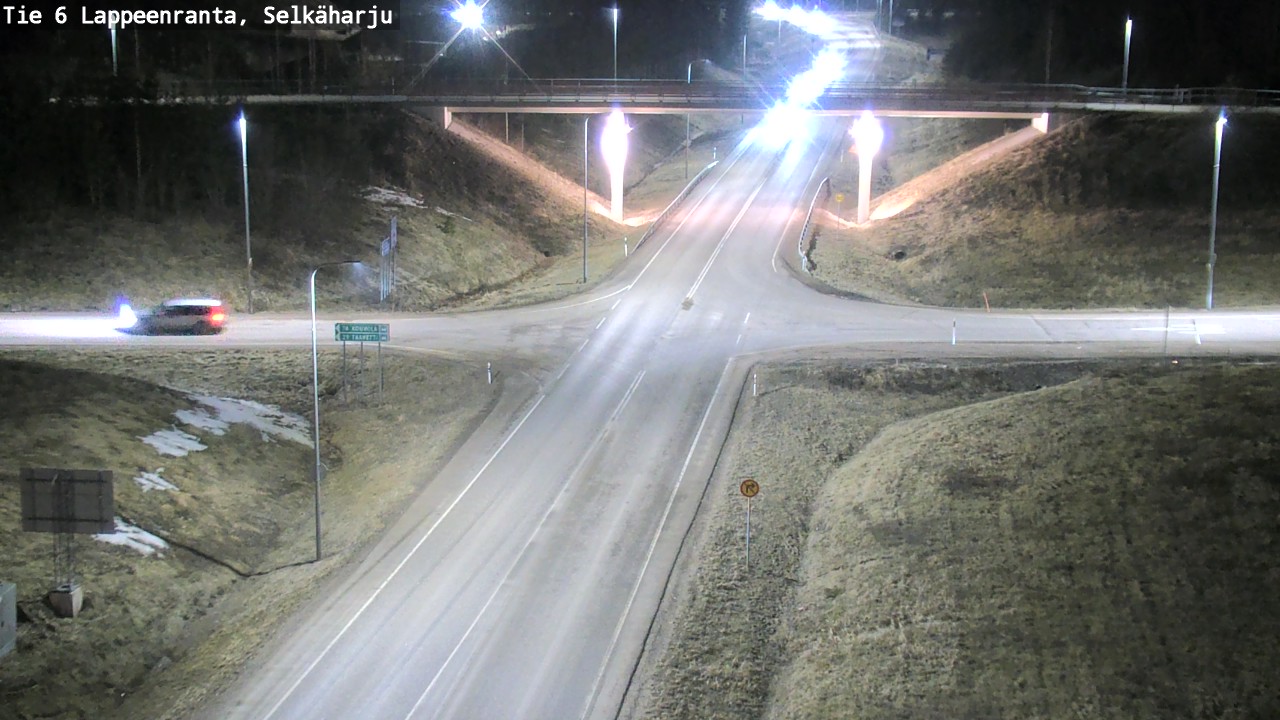 Weather Camera Image Road 6 Lappeenranta, Selkäharju, Lappeenranta, Etelä-Karjala