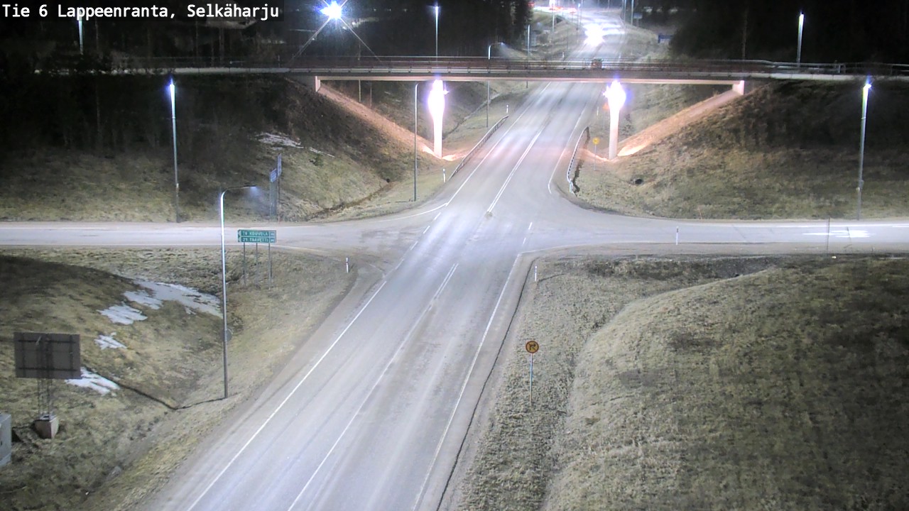 Weather Camera Image Road 6 Lappeenranta, Selkäharju, Lappeenranta, Etelä-Karjala