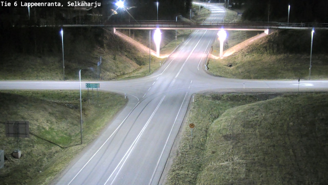 Weather Camera Image Road 6 Lappeenranta, Selkäharju, Lappeenranta, Etelä-Karjala