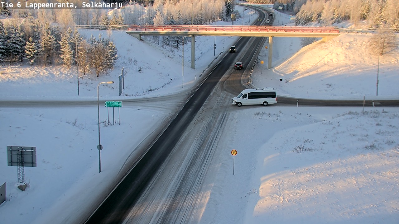 Weather Camera Image Road 6 Lappeenranta, Selkäharju, Lappeenranta, Etelä-Karjala