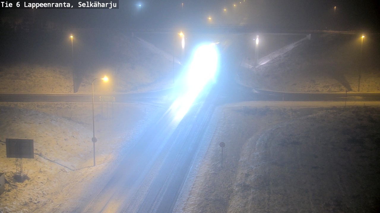 Weather Camera Image Väg 6 Villmanstrand, Selkäharju, Lappeenranta, Etelä-Karjala