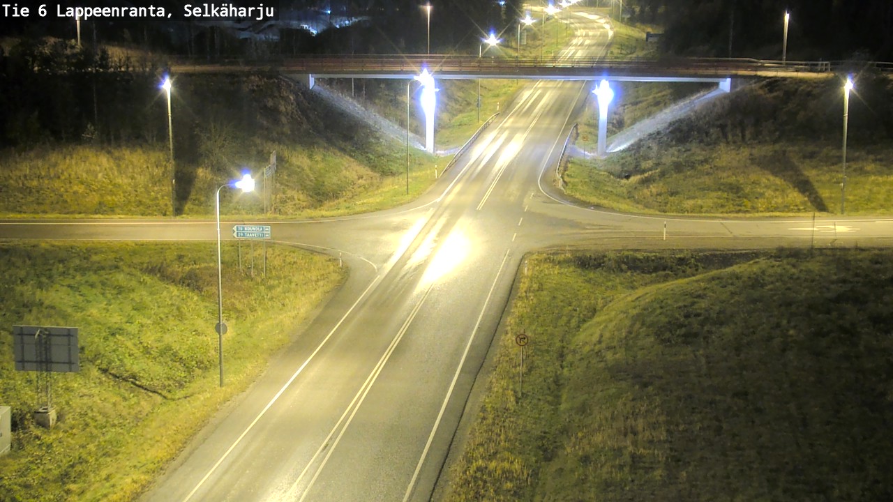 Weather Camera Image Väg 6 Villmanstrand, Selkäharju, Lappeenranta, Etelä-Karjala
