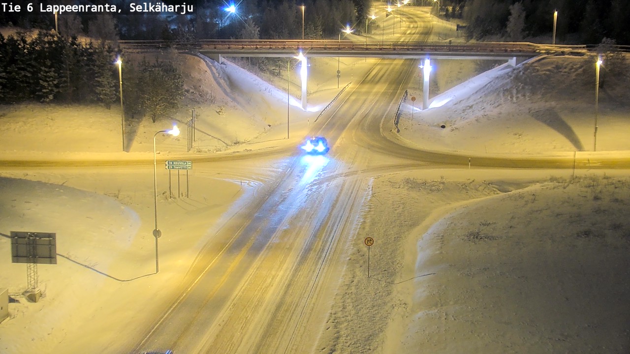 Weather Camera Image Road 6 Lappeenranta, Selkäharju, Lappeenranta, Etelä-Karjala
