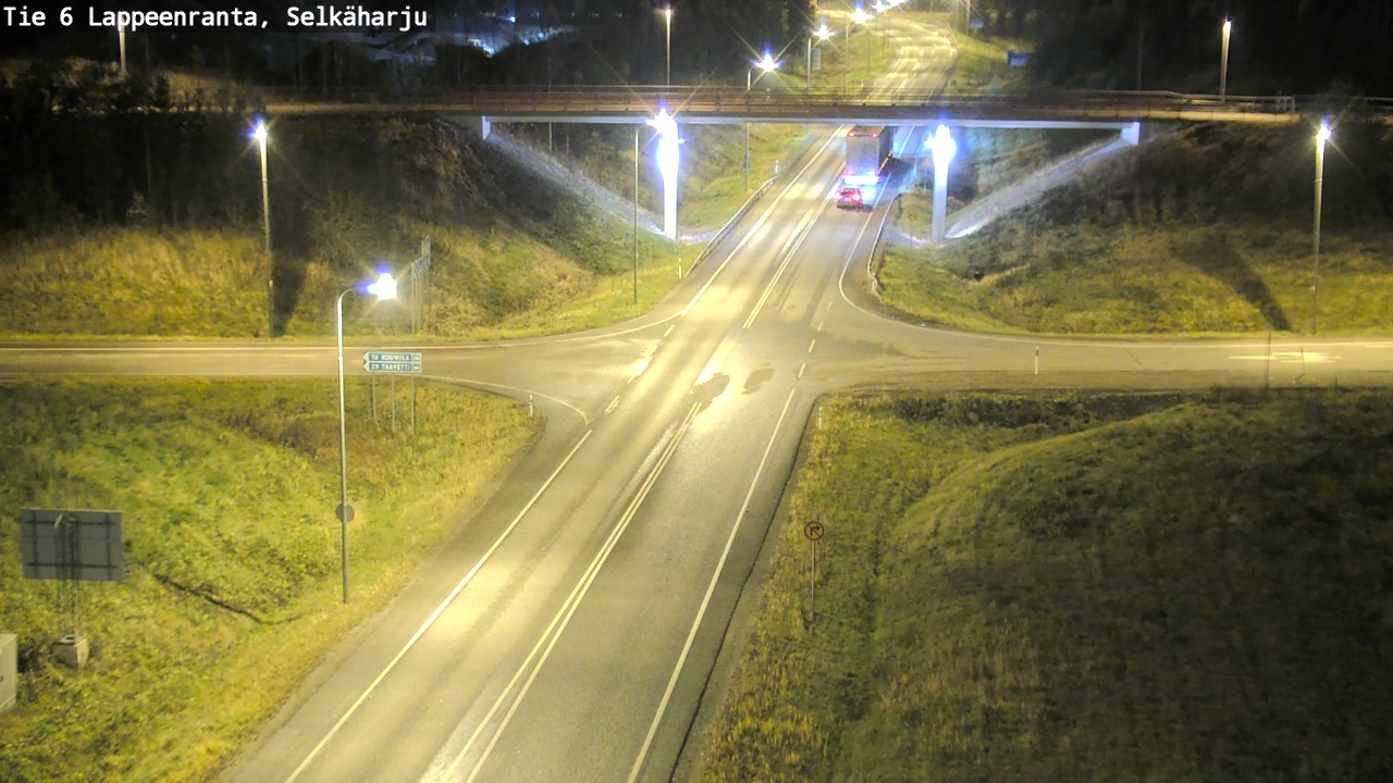 Weather Camera Image Väg 6 Villmanstrand, Selkäharju, Lappeenranta, Etelä-Karjala