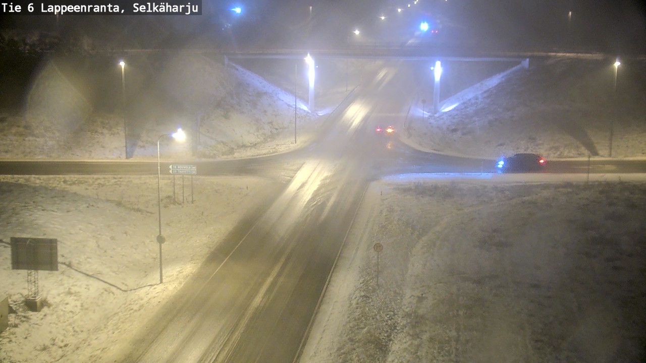Weather Camera Image Väg 6 Villmanstrand, Selkäharju, Lappeenranta, Etelä-Karjala
