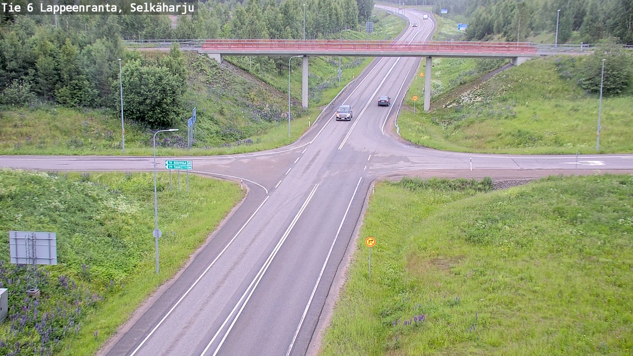 Weather Camera Image Road 6 Lappeenranta, Selkäharju, Lappeenranta, Etelä-Karjala