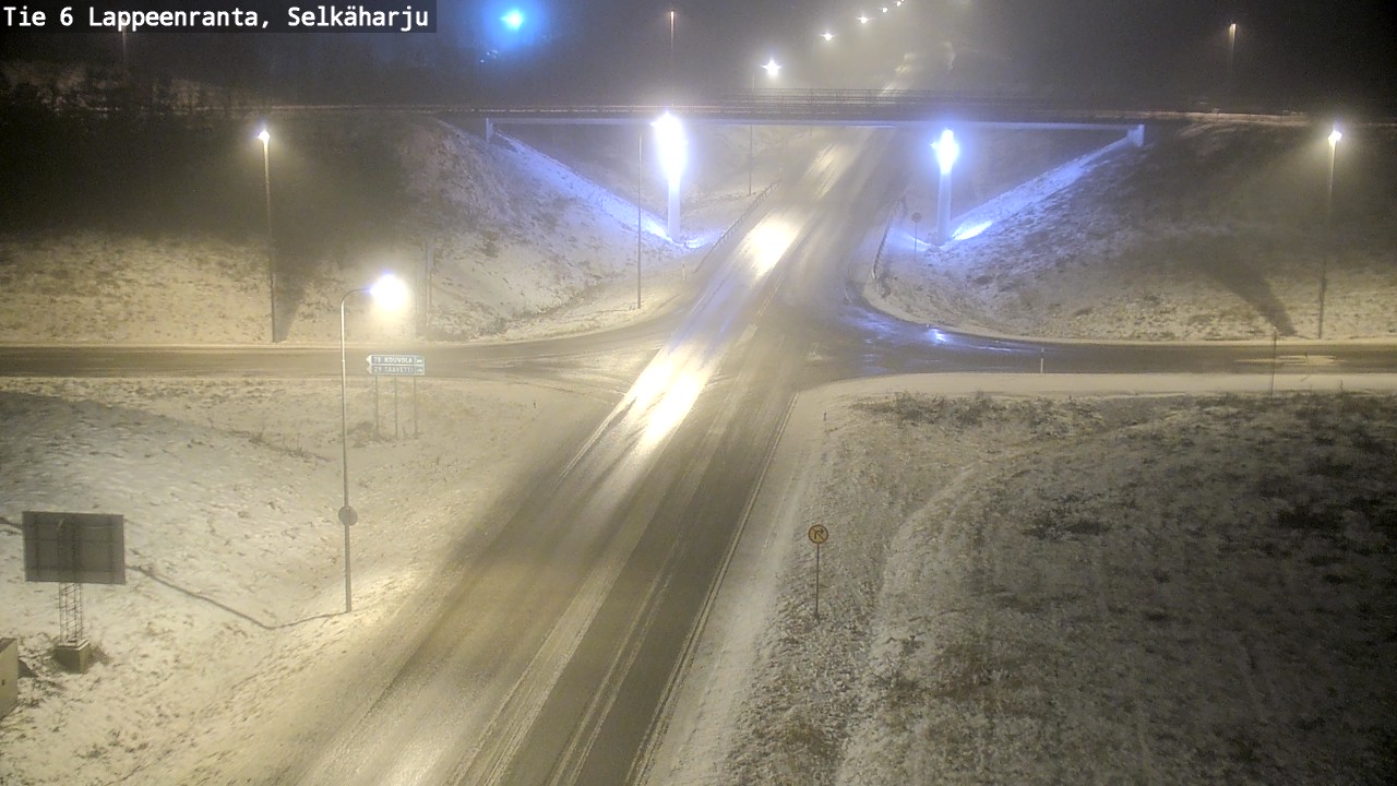 Weather Camera Image Väg 6 Villmanstrand, Selkäharju, Lappeenranta, Etelä-Karjala