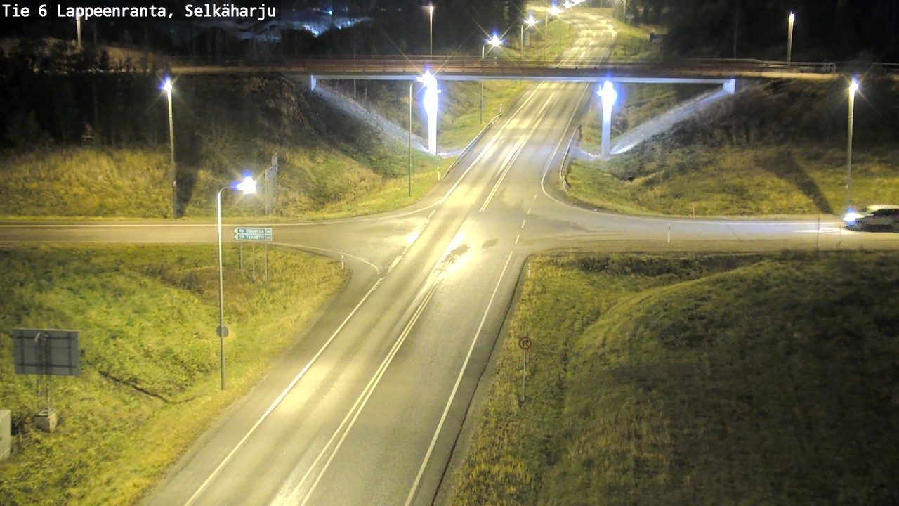 Weather Camera Image Väg 6 Villmanstrand, Selkäharju, Lappeenranta, Etelä-Karjala