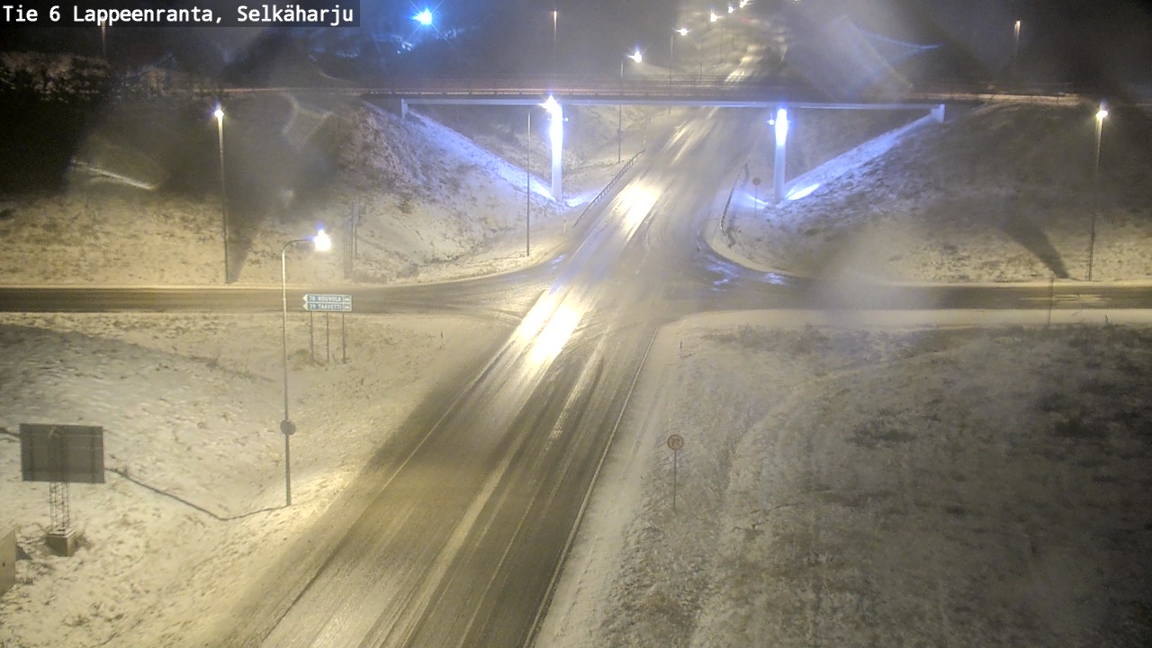 Weather Camera Image Väg 6 Villmanstrand, Selkäharju, Lappeenranta, Etelä-Karjala