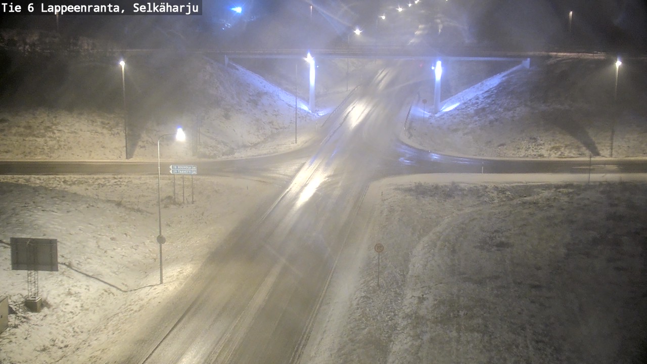 Weather Camera Image Väg 6 Villmanstrand, Selkäharju, Lappeenranta, Etelä-Karjala