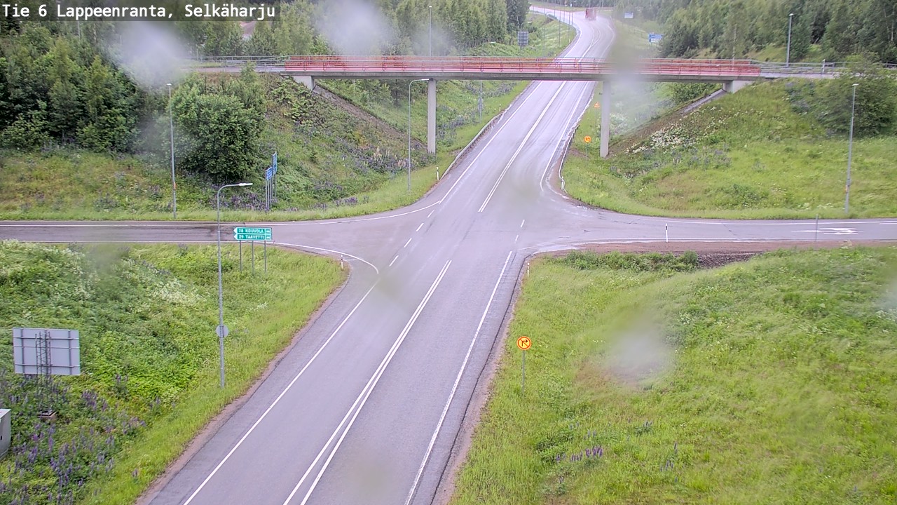 Weather Camera Image Road 6 Lappeenranta, Selkäharju, Lappeenranta, Etelä-Karjala