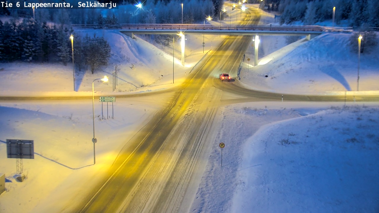 Weather Camera Image Road 6 Lappeenranta, Selkäharju, Lappeenranta, Etelä-Karjala
