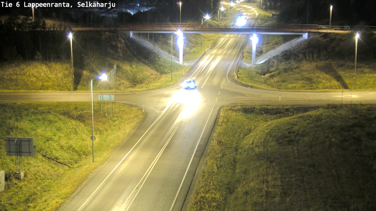 Weather Camera Image Väg 6 Villmanstrand, Selkäharju, Lappeenranta, Etelä-Karjala