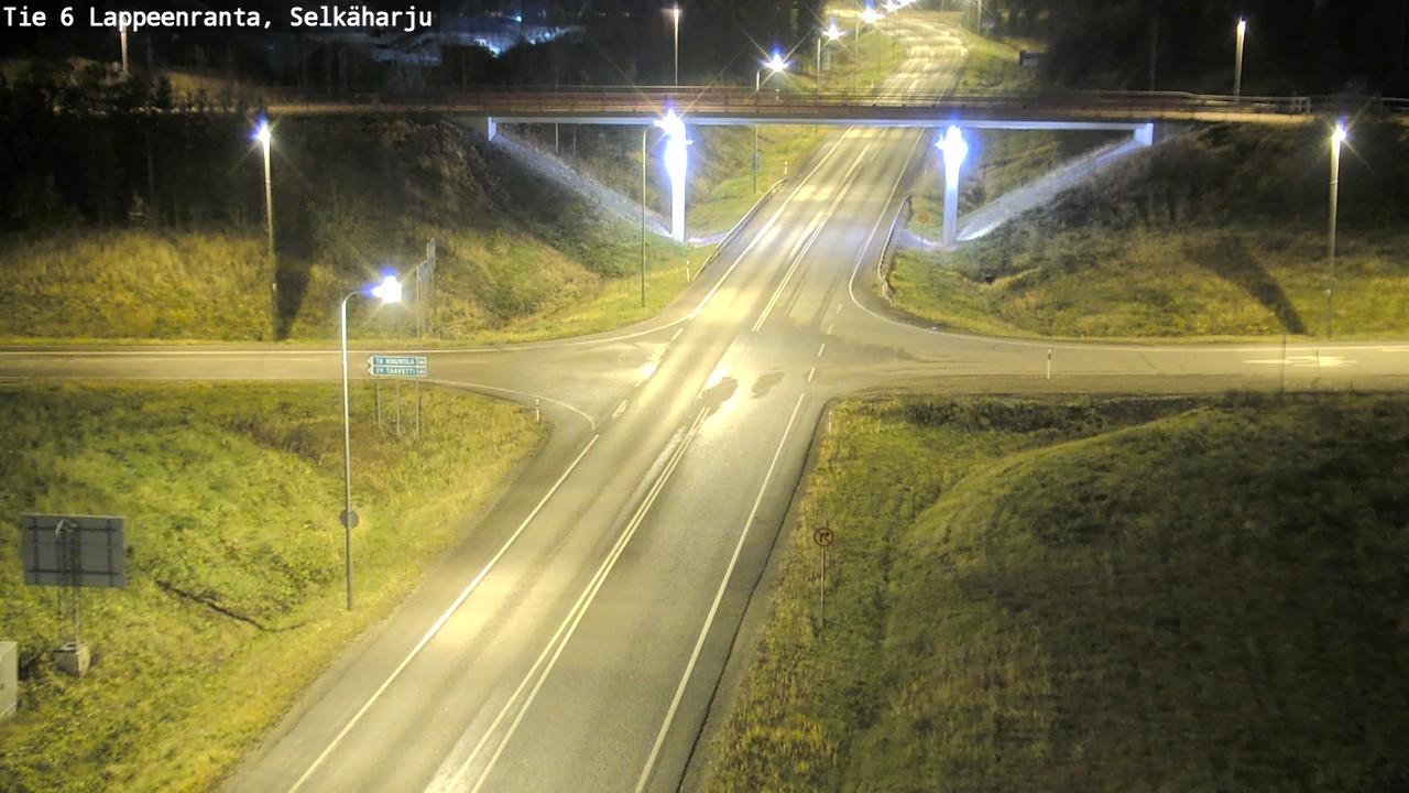 Weather Camera Image Väg 6 Villmanstrand, Selkäharju, Lappeenranta, Etelä-Karjala