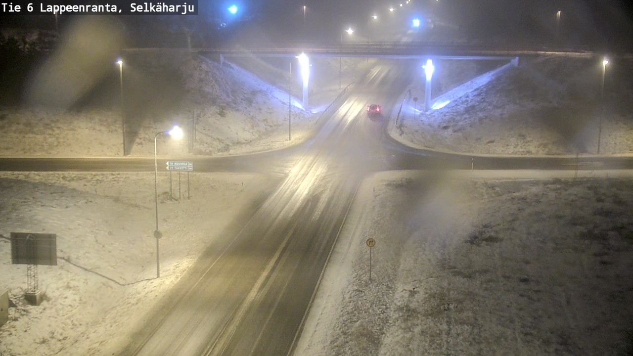 Weather Camera Image Väg 6 Villmanstrand, Selkäharju, Lappeenranta, Etelä-Karjala
