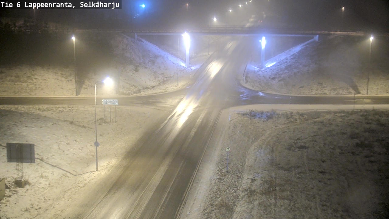 Weather Camera Image Väg 6 Villmanstrand, Selkäharju, Lappeenranta, Etelä-Karjala