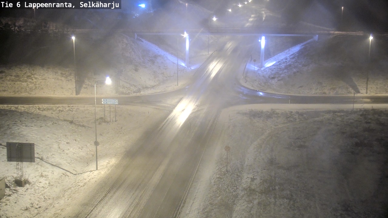 Weather Camera Image Väg 6 Villmanstrand, Selkäharju, Lappeenranta, Etelä-Karjala