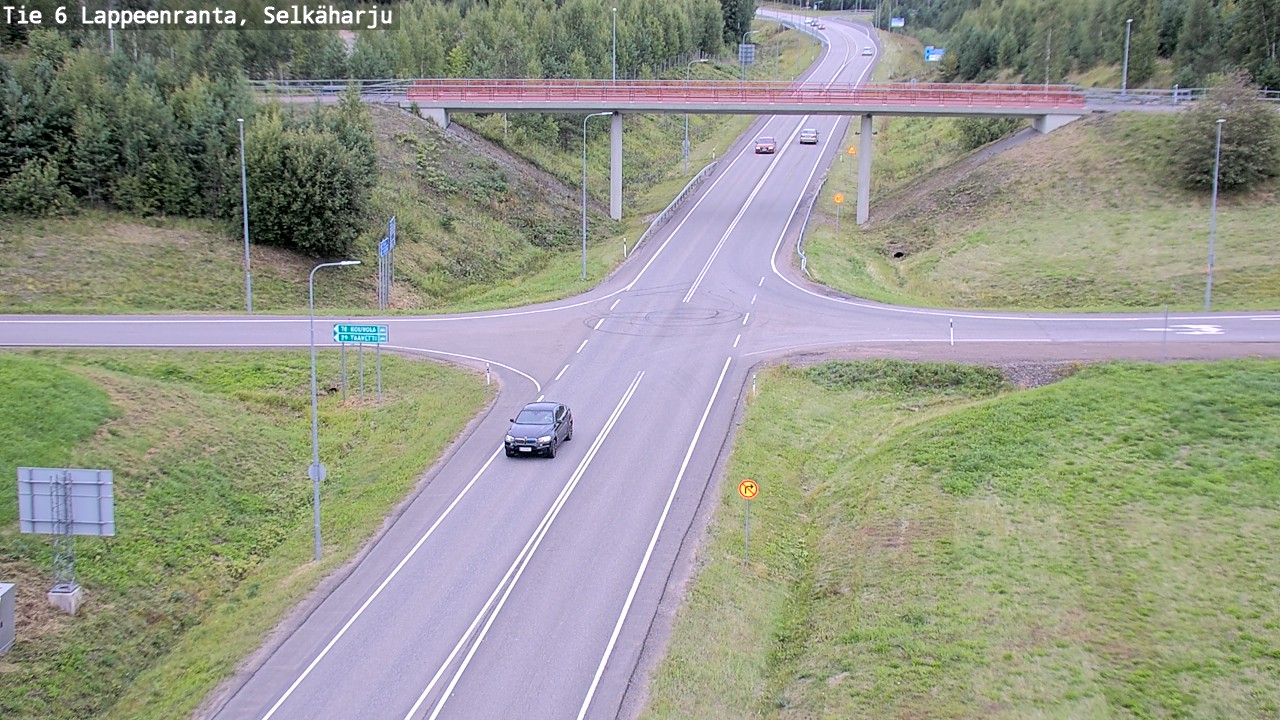 Weather Camera Image Väg 6 Villmanstrand, Selkäharju, Lappeenranta, Etelä-Karjala