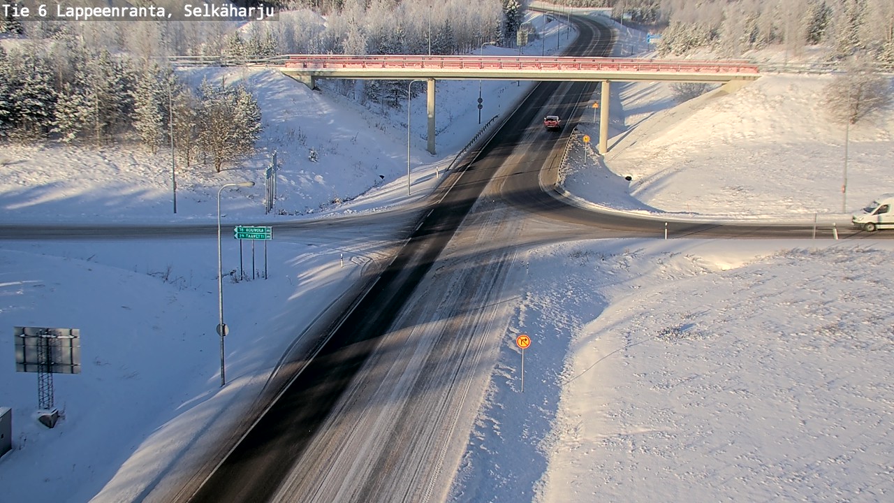 Weather Camera Image Road 6 Lappeenranta, Selkäharju, Lappeenranta, Etelä-Karjala