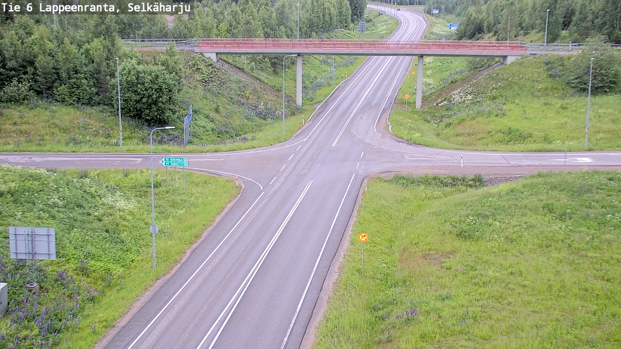 Weather Camera Image Road 6 Lappeenranta, Selkäharju, Lappeenranta, Etelä-Karjala